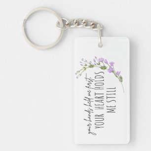 Porte-clés Cadeau Floral Sentimental pour la Fête des Mères