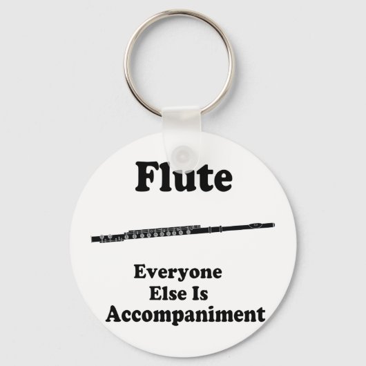 Porte-clés Cadeau Flute (Recto)