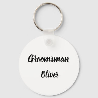 Porte-clés Cadeau Groomsman Nom personnalisé Cadeaux Mariage