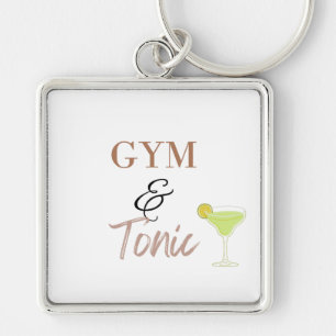 Porte-clés Cadeau Gym & Tonic Drôle de Fitness pour les Amour