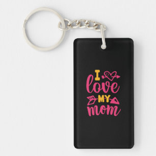Porte-clés Cadeau infirmière I Love My Mom