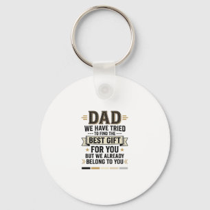 Porte-clés Cadeau Meilleur Papa Vous Appartient Chemise Vinta