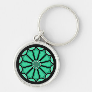 PORTE-CLÉS CADEAU MODERNE FLEUR DE MAMAN PAPA SOEUR FILS PATR