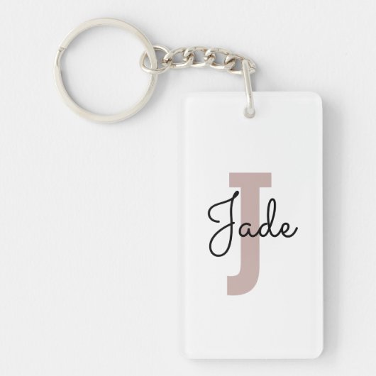 Porte-clés Cadeau Monogramme personnalisé pour les noms comme (Devant)