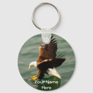 Porte-clés Cadeau Motivationnel Aigle Bald