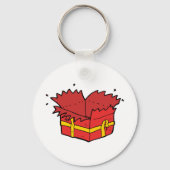 Porte-clés Cadeau Ouvert (Verso)