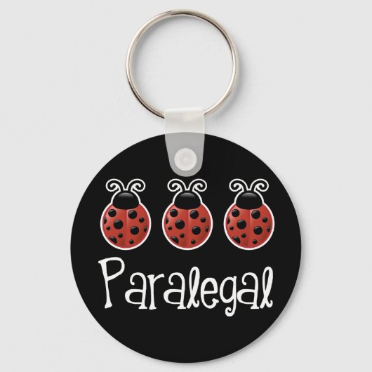 Porte-clés Cadeau Paralegal De Ladybug Cute (Recto)