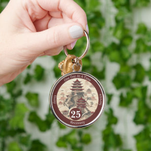 Porte-clés Cadeau personnalisé de récupération de temple pour