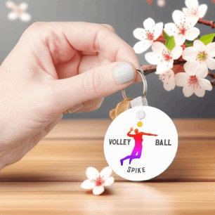 Porte-clés Cadeau personnalisé de volley-ball pour garçons et