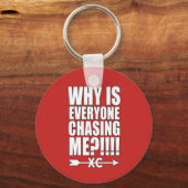 Porte-clés Cadeau Porte - clé de coureur de fond (Recto)