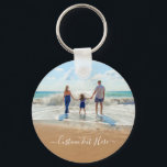 Porte-clés Cadeau Porte - clé photo personnalisé avec vos pho<br><div class="desc">Photo et texte personnalisés - Unique votre propre design - Famille personnalisée / Amis ou Cadeau personnel - Ajouter votre texte et photo - Redimensionnez et déplacez les éléments avec l'outil de personnalisation!</div>