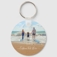 Cadeau Porte - clé photo personnalisé avec vos pho