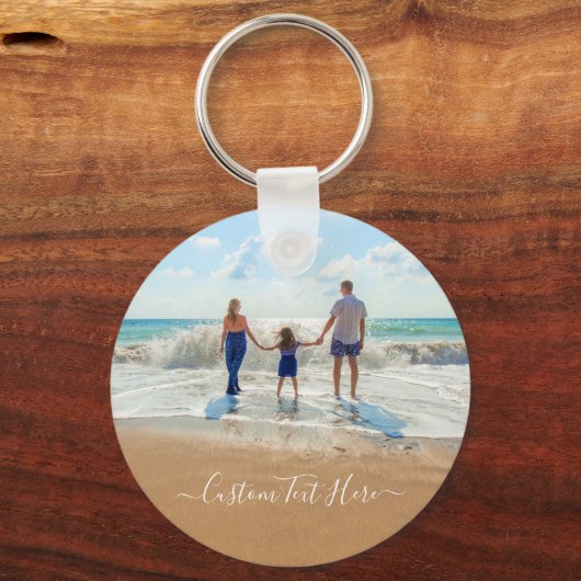 Porte-clés Cadeau Porte - clé photo personnalisé avec vos pho (Recto)