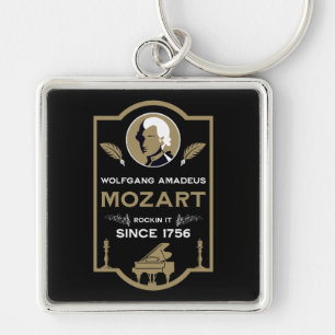 Porte-clés Cadeau pour amateur de musique de Mozart