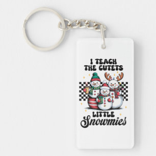 Porte-clés Cadeau pour Enseignant J'Enseigne aux Plus Migno