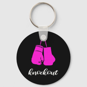 Porte-clés Cadeau pour femmes fan de kickboxeur knockout