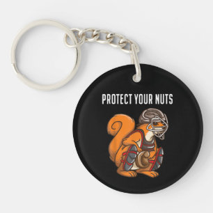 Porte-clés Cadeau pour garçons amateurs de baseball et d'écur