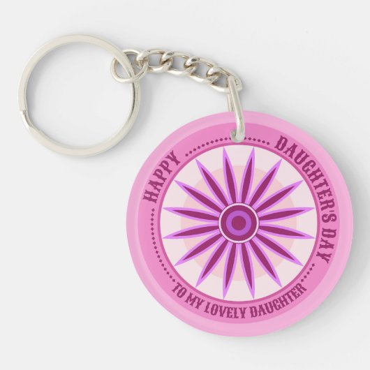 PORTE-CLÉS CADEAU POUR LA FILLE (Devant)