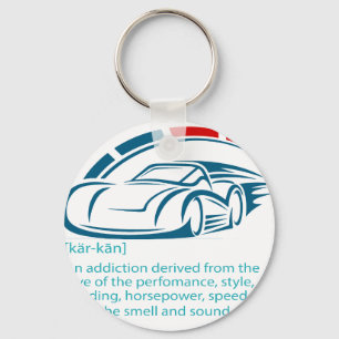 Porte-clés Cadeau pour l'amant de Funny Car - Définition de C