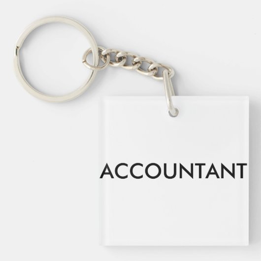 Porte-clés Cadeau pour le comptable (Devant)