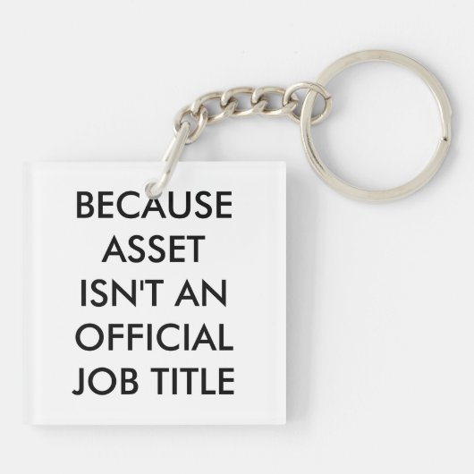 Porte-clés Cadeau pour le comptable (Dos)