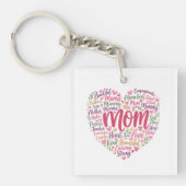 Porte-clés Cadeau pour maman (Devant)