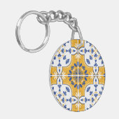 Porte-clés Cadeau pour nièce Portugais azulejo de tante (Devant gauche)