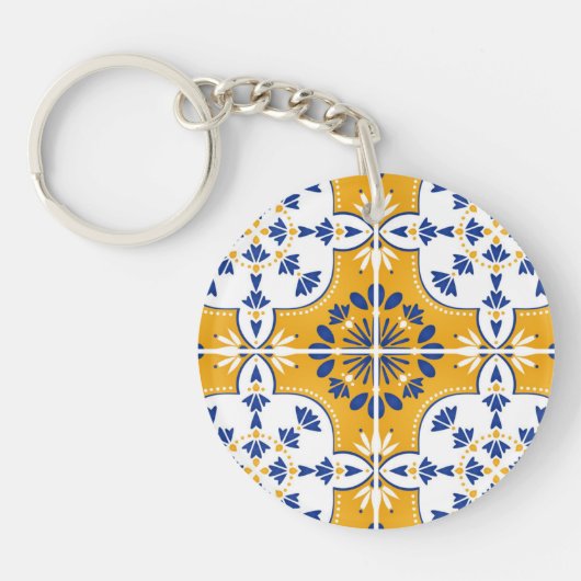 Porte-clés Cadeau pour nièce Portugais azulejo de tante (Devant)