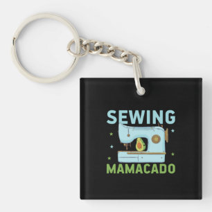 Porte-clés Cadeau Quilter Coudre Mamacado