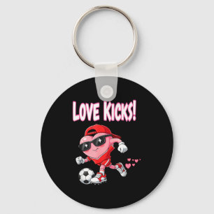 Porte-clés Cadeau Saint-Valentin Football Cœur Sport Saint-Va