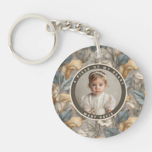 Porte-clés Cadeau souvenir personnalisé tendance Fleurs de ca