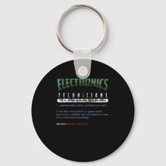 Porte-clés Cadeau technique des techniciens en électronique