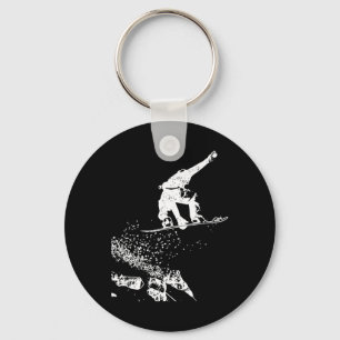 Porte-clés Cadeau vintage pour Snowboard Wintersport Design S