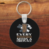 Porte-clés Cadeau Woodworker Woodworking (Recto)