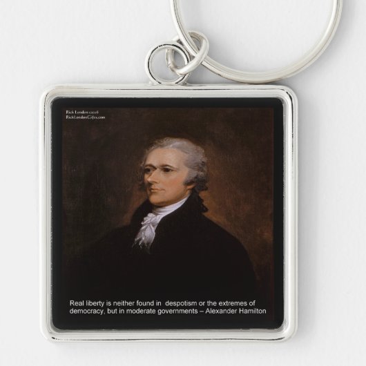 Porte-clés Cadeaux Alexander Hamilton (Devant)