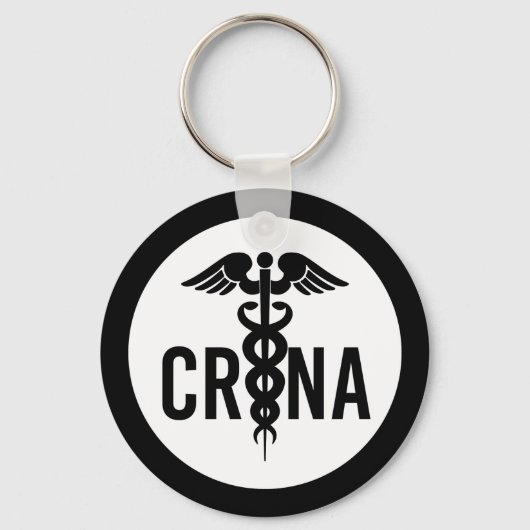Porte-clés Cadeaux anesthésistes certifiés CRNA (Recto)