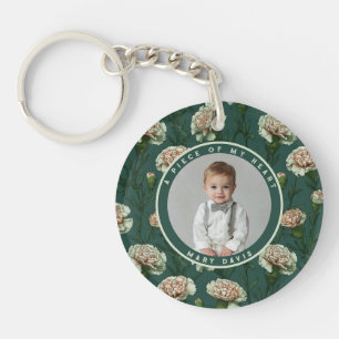 Porte-clés Cadeaux Artistiques Pour Femme Photo Œillet