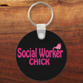 Porte-clés Cadeaux aux travailleurs sociaux (Recto)