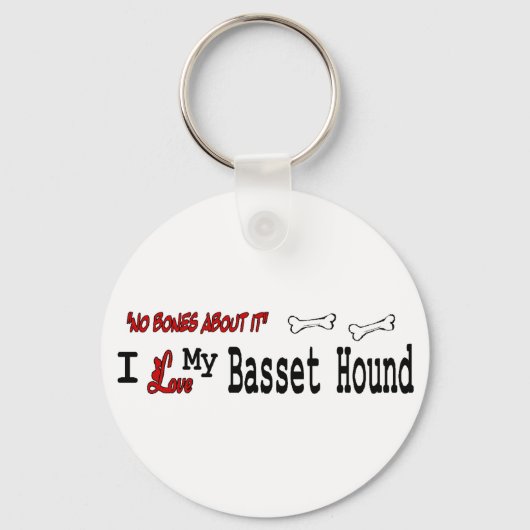 Porte-clés Cadeaux Basset Hound (Recto)
