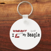Porte-clés Cadeaux beagles (Recto)