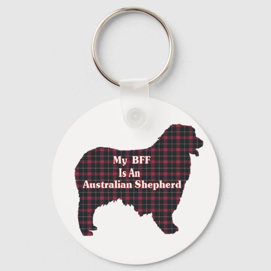 Porte-clés Cadeaux Berger Australien (Recto)
