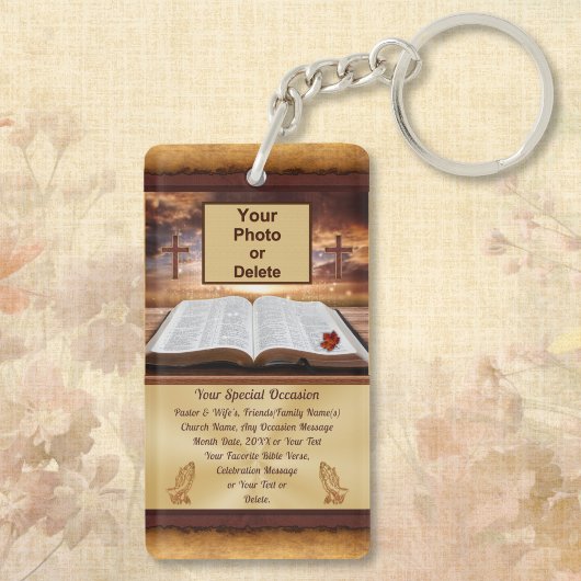 Porte-clés Cadeaux bon marché pour les pasteurs, les faveurs