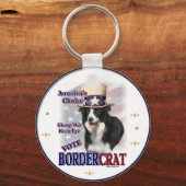 Porte-clés Cadeaux Border Collie (Recto)