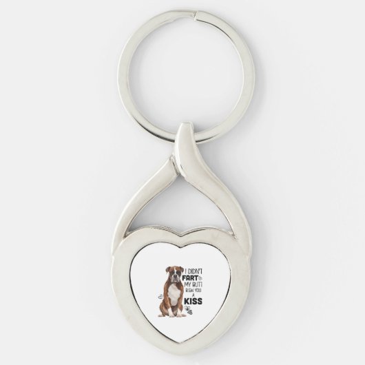 Porte-clés Cadeaux Boxer Dog (Devant)