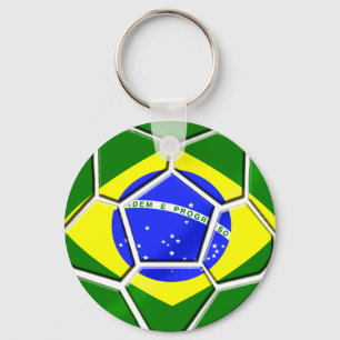 Porte-clés Cadeaux brésiliens de ballon de football de