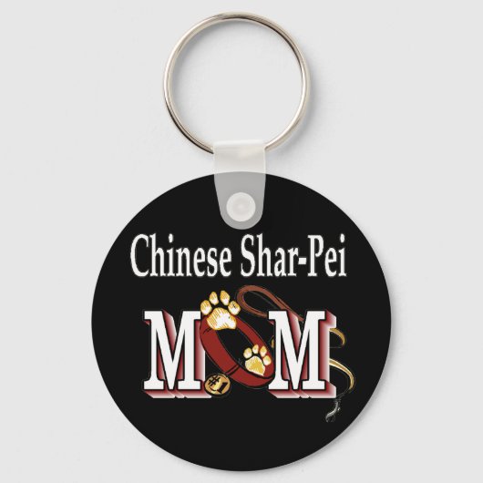 Porte-clés Cadeaux chinois Shar-pei Mom (Recto)