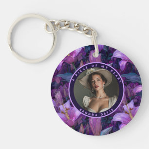 Porte-clés Cadeaux Colorés Pour Le Mari Lys Fleur