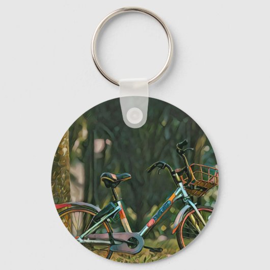 Porte-clés Cadeaux cyclables vintages (Recto)