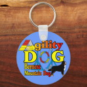 Porte-clés Cadeaux d'agilité bernois (Recto)