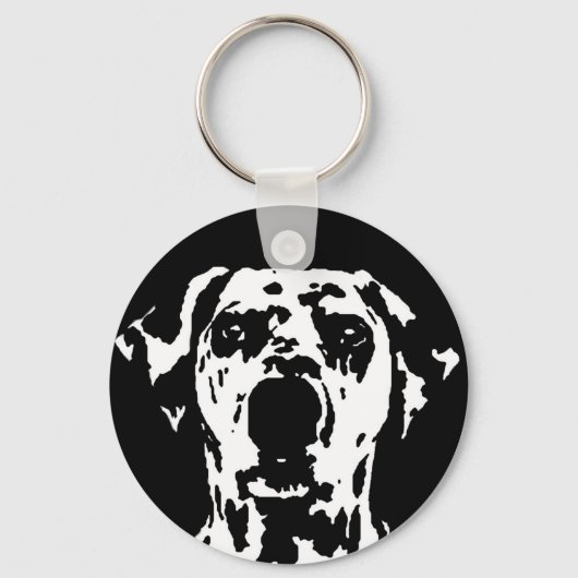 Porte-clés Cadeaux dalmatiens - Porte - clé (Recto)